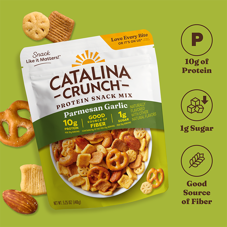 Parmesan Garlic Snack Mix