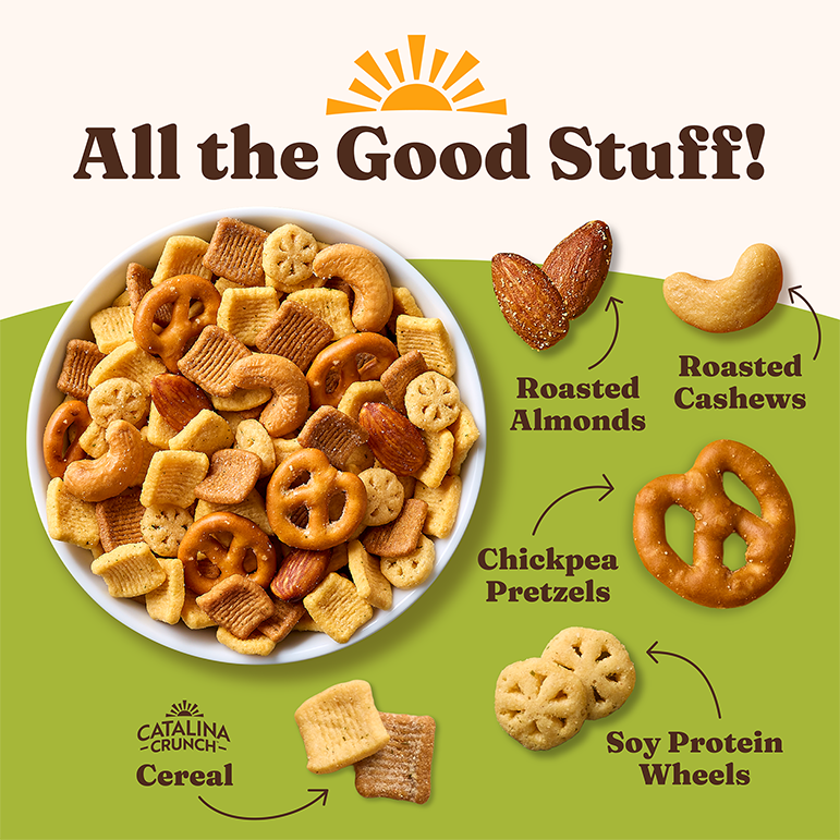 Parmesan Garlic Snack Mix