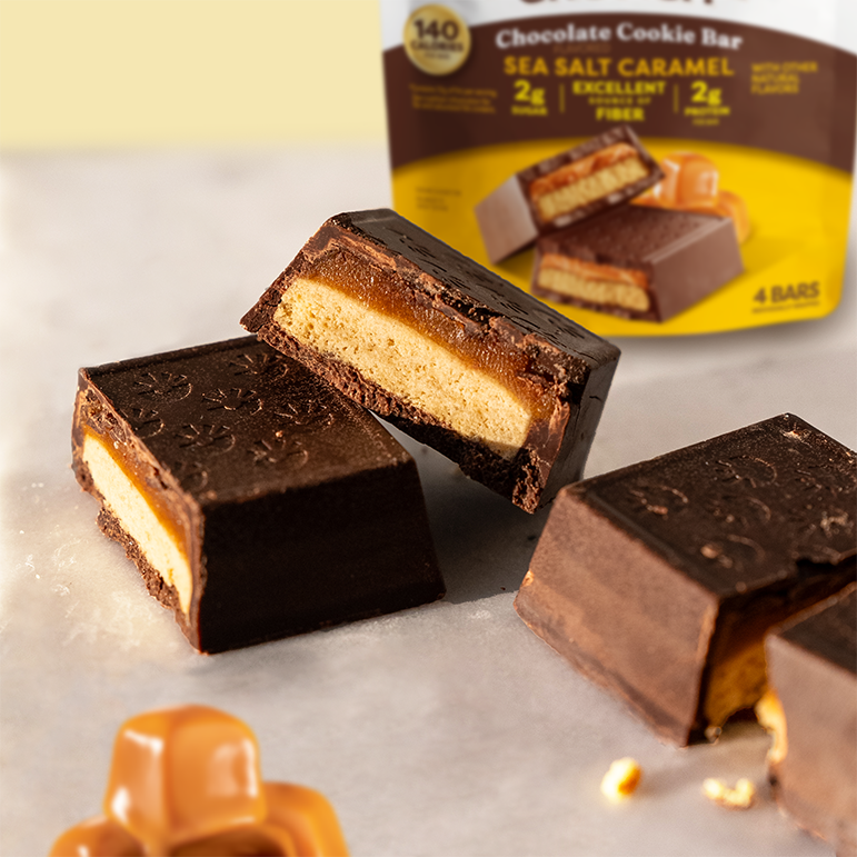 Sea Salt Caramel Chocolate Cookie Bars
