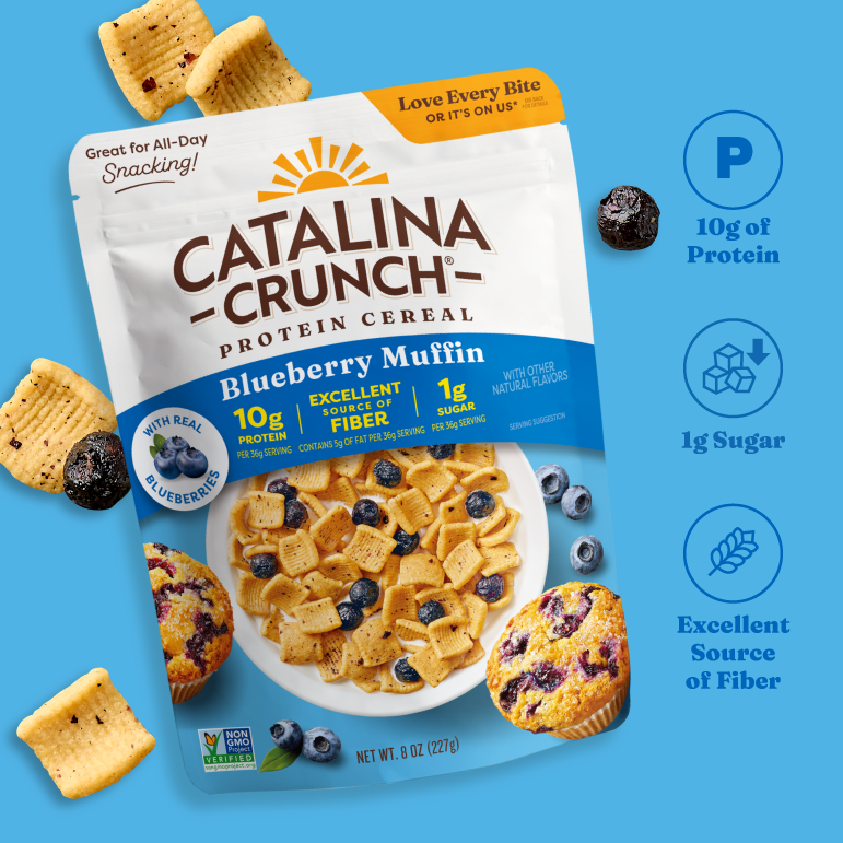 Blueberry Muffin with Blueberries Cereal