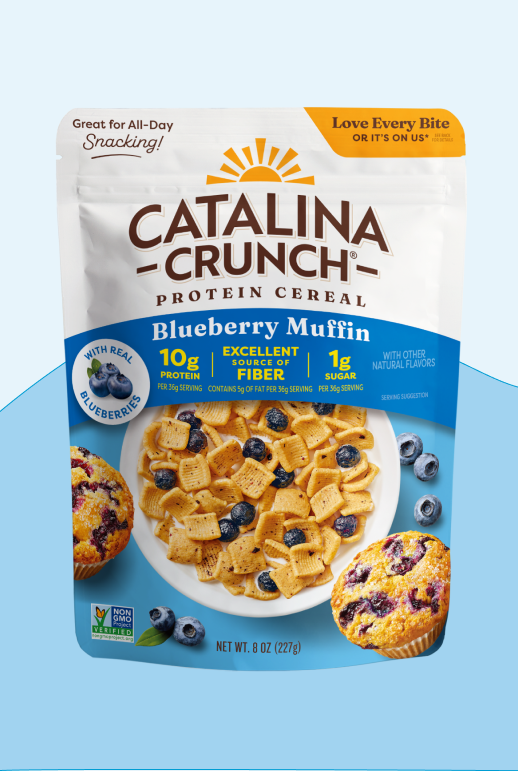 Blueberry Muffin with Blueberries Cereal