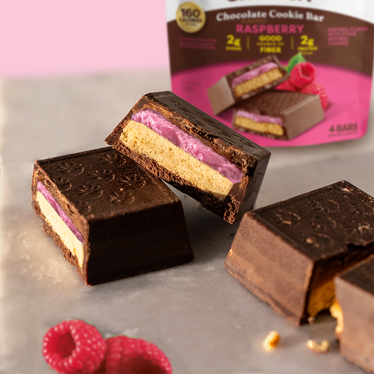Raspberry Chocolate Cookie Bars