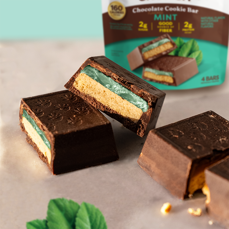 Mint Chocolate Cookie Bars